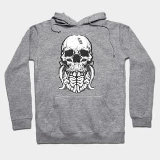 skull eating a brain Hoodie